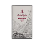 Dick Taylor Craft Chocolate 72% Dark with Black Fig bar, cream box with a line-drawn sailboat, 57g