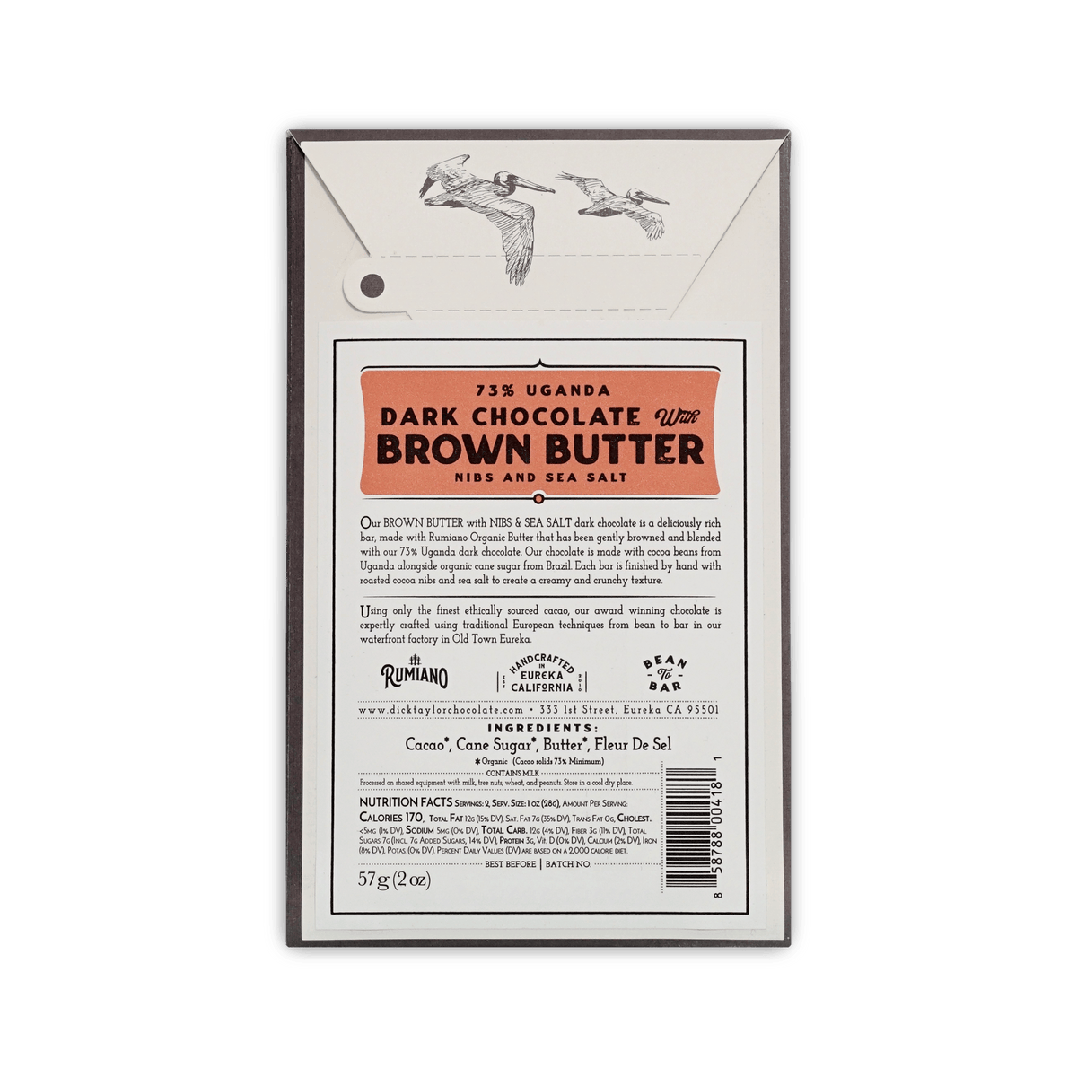 Dick Taylor Brown Butter Nibs & Sea Salt Chocolate