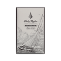 Dick Taylor Craft Chocolate 73% Dark with Fleur de Sel bar, cream box with a sailboat illustration, 57g