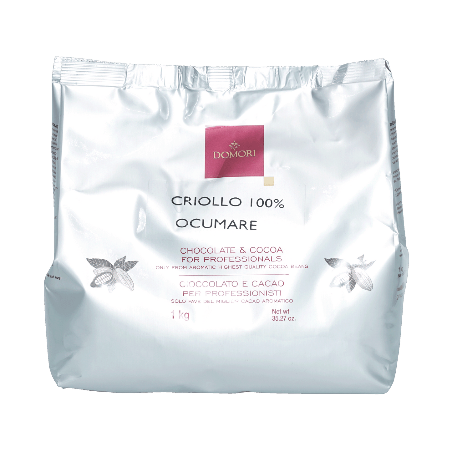 Domori Bulk Dark Ocumare Chocolate Drops 100% 1kg