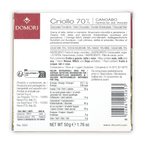 Domori Canoabo Criollo 70% limited edition dark chocolate bar box
