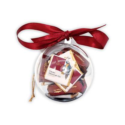 Domori Christmas Ornament w/ Chocolate Gift (Seasonal)