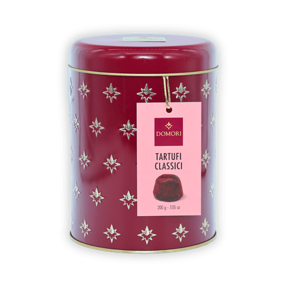 Domori Classic Dark Truffles Tin Gift Box