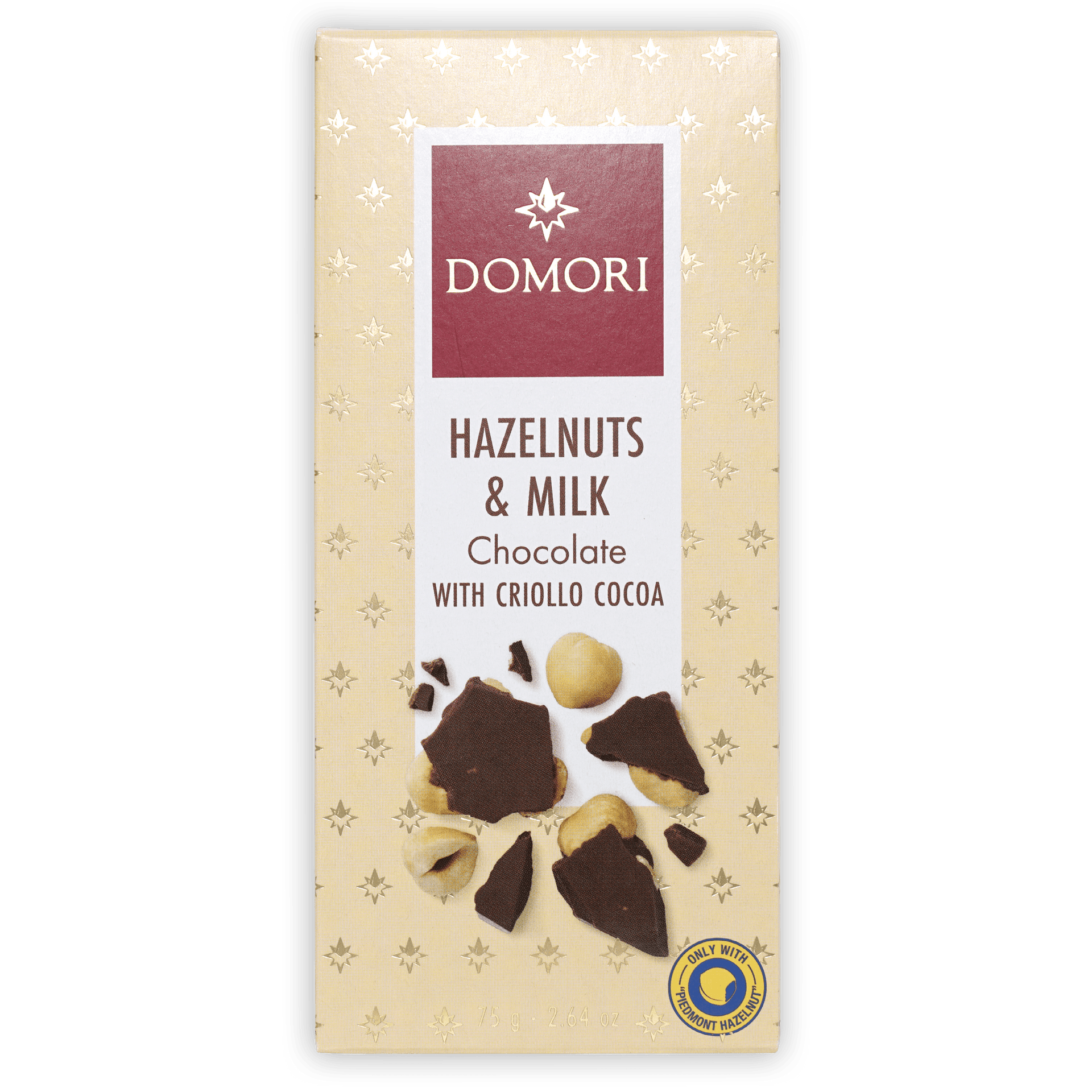 Domori Gianduja chocolate bar with Piedmont hazelnuts, criollo cocoa