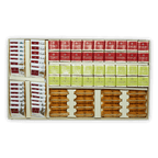 Domori Great Classics No 8 80 pcs gift box with red green gold chocolates