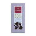 Domori Milk Chocolate 50% bar with criollo cocoa in lavender gold wrapper