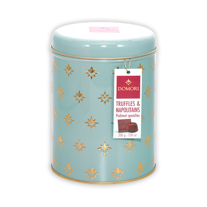 Domori Classic Truffles & Napolitains Tin Gift Box