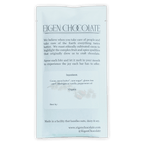 Eigen Dark Chocolate Peppermint Swirl minimalist white foil bar