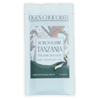 Eigen Dark Chocolate Tanzania 70% bar in light blue foil wrapper