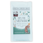 Eigen Dark Chocolate Vietnam Ben Tre 70% bar with tiger and floral design