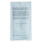 Eigen Dark Chocolate w/ Lavender 62% in sleek white foil wrapper