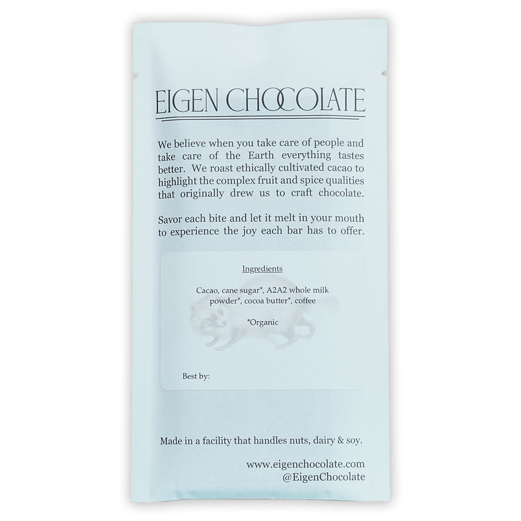 Eigen Milk Chocolate Vignette Mocha 55% single-serve package