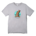 Find Your Inner Piece Tee with meditative chocolate bar cartoon