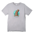 Find Your Inner Piece Tee with meditative chocolate bar cartoon
