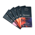 Firetree Chocolate Bars Bundle: 5 bars in sleek black fiery wrappers