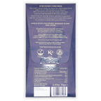 Back of dark blue Firetree Philippines Mindanao Island 100% Cocoa packaging showing nutrition facts and ingredients.
