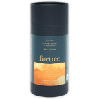 Firetree Philippines 73% volcanic hot chocolate in dark gray cylinder with teal orange label
