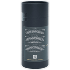 Dark gray matte cylindrical tube for Firetree Drinking Chocolate Solomon Islands 100% with back instructions