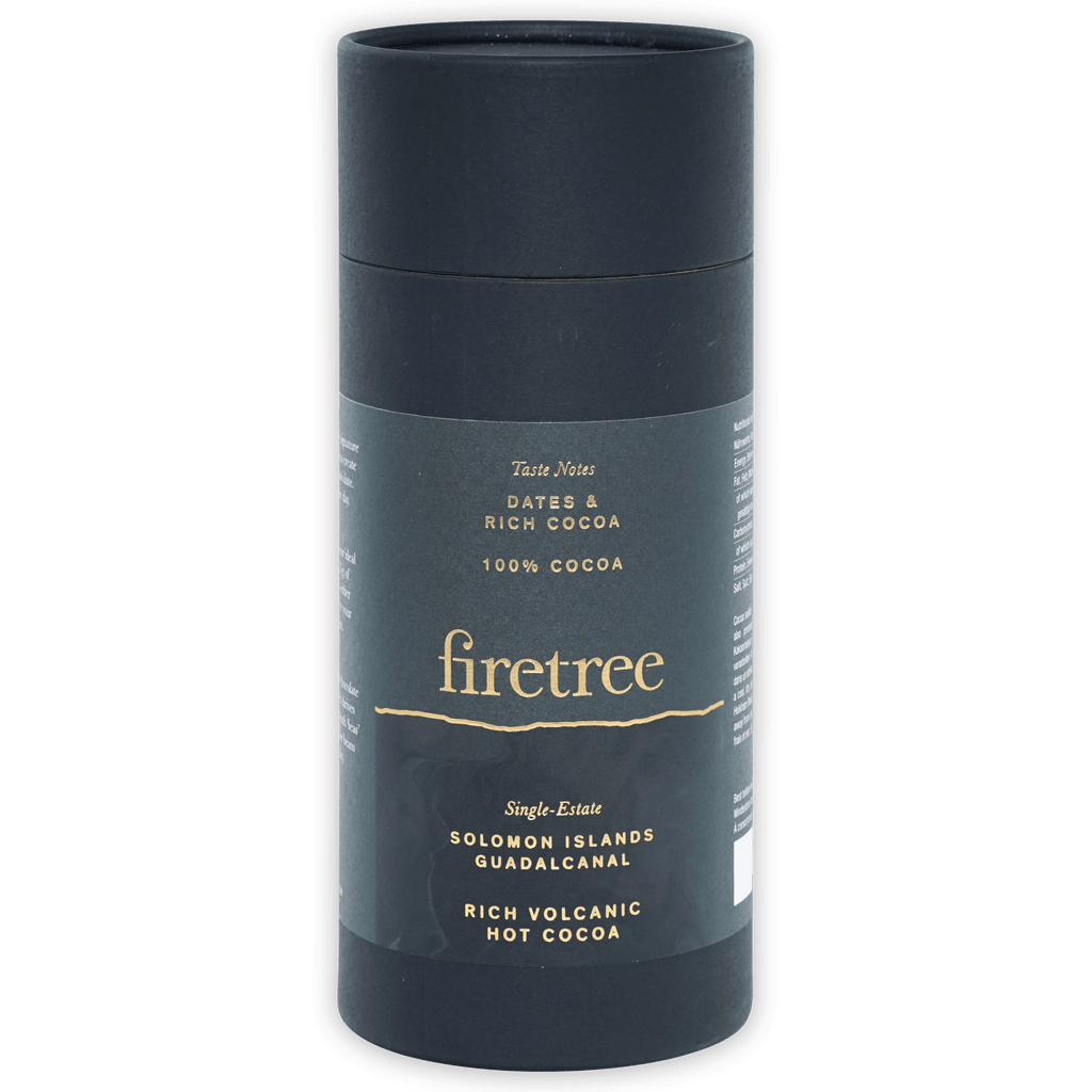 Firetree 100% cocoa hot chocolate powder from Solomon Islands Guadalcanal