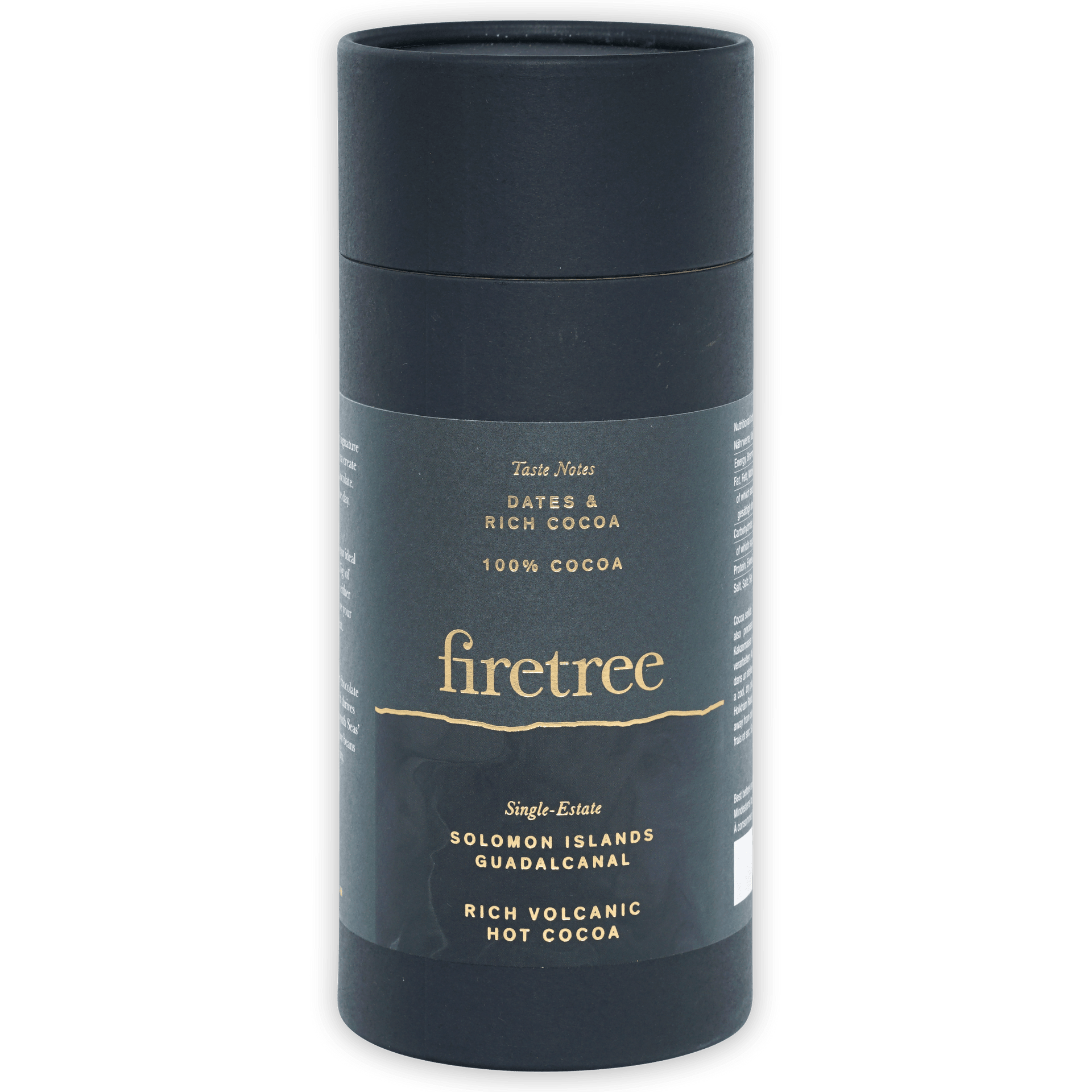 Firetree 100% cocoa hot chocolate powder from Solomon Islands Guadalcanal
