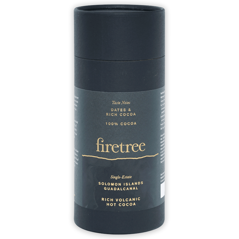 Firetree 100% cocoa hot chocolate powder from Solomon Islands Guadalcanal