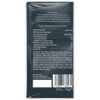 Firetree Hispaniola 72% dark chocolate bar back with matte black wrapper
