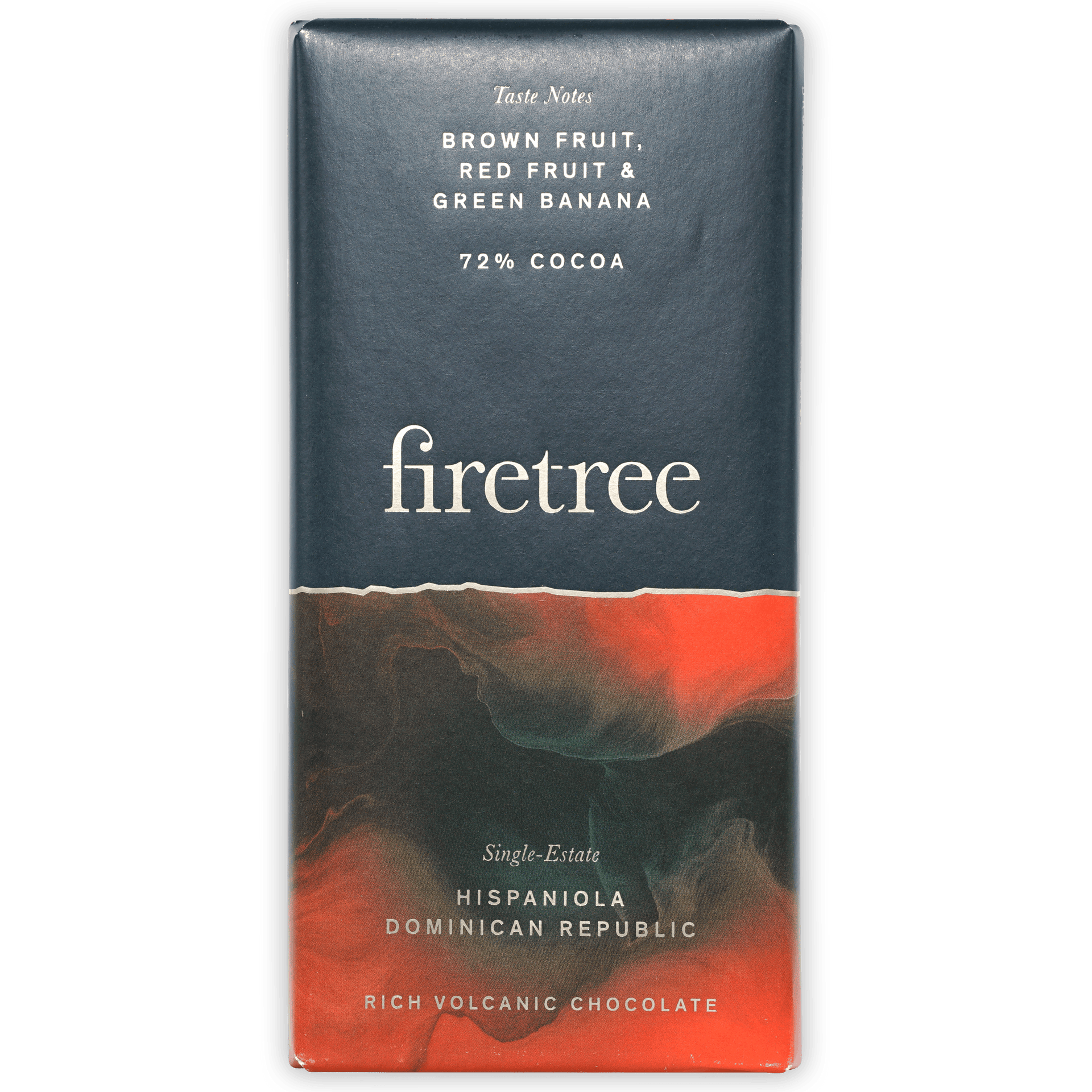 Firetree Hispaniola Dominican Republic 72% dark blue red marbled wrapper