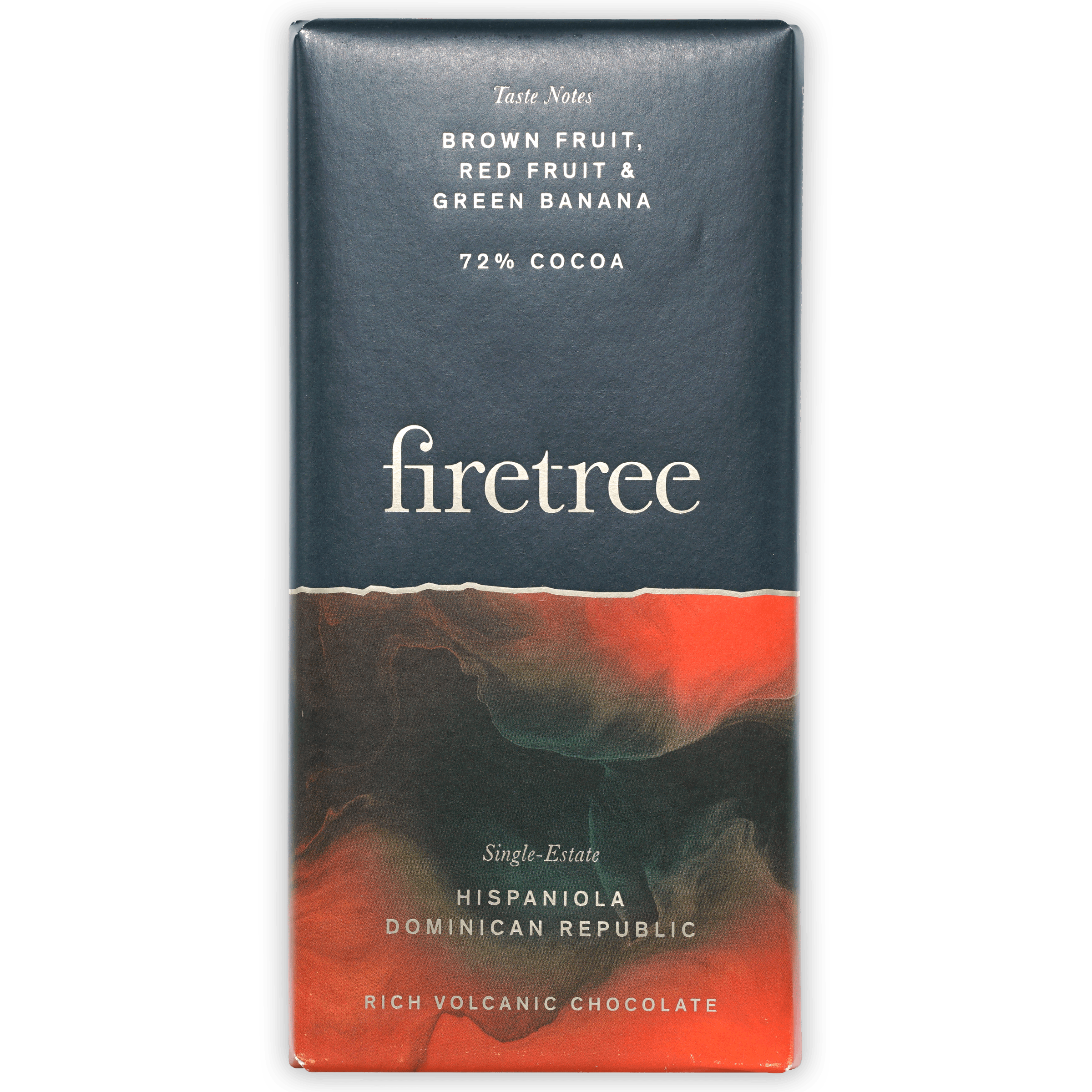 Firetree Hispaniola Dominican Republic 72% dark blue red marbled wrapper