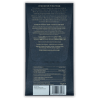 Firetree Solomon Makira Island 75% dark chocolate bar back wrapper
