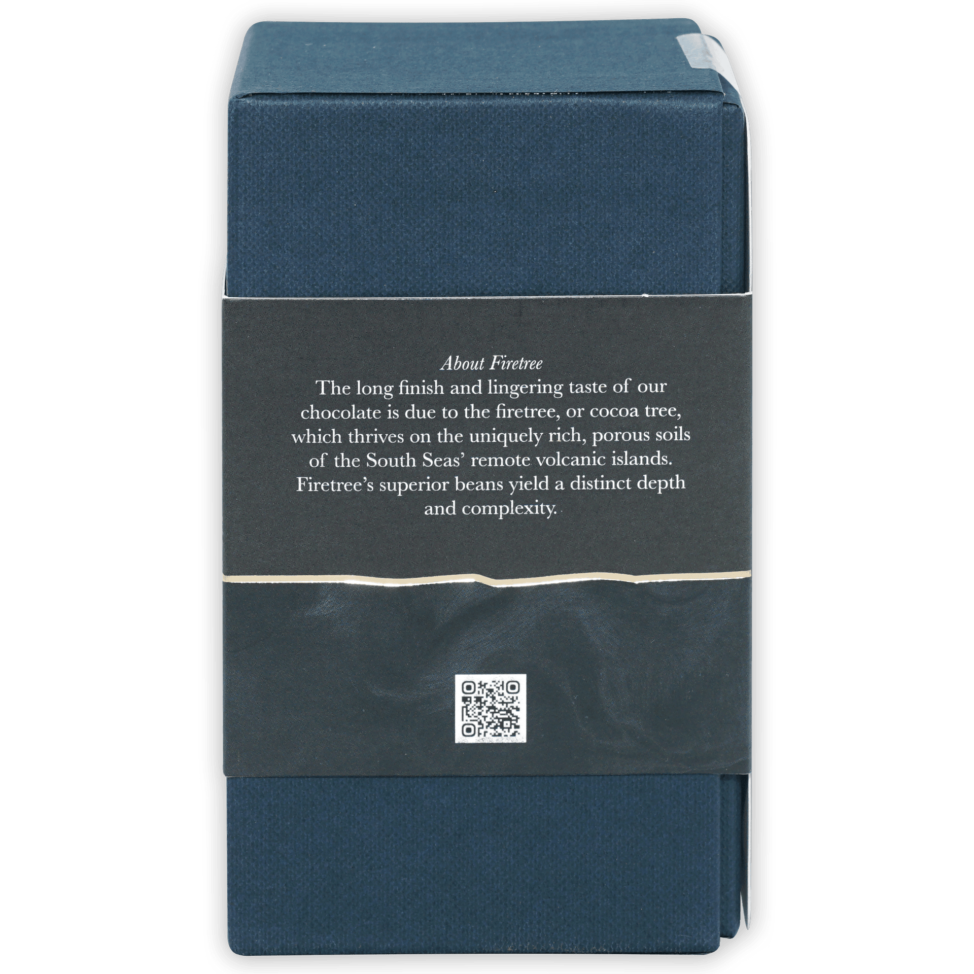 Firetree Thins Dark Solomon Islands 100% chocolate in matte navy box