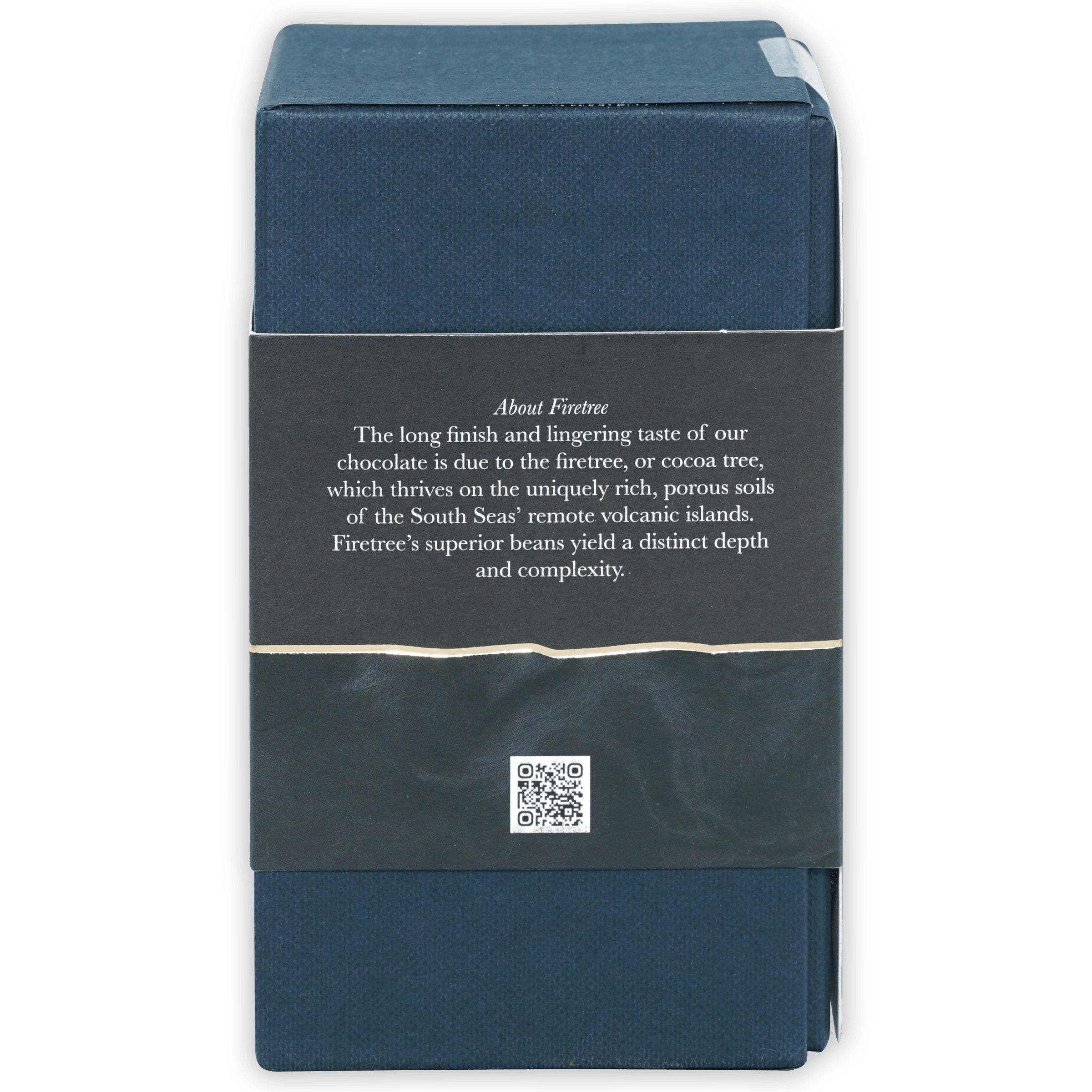 Firetree Thins Dark Solomon Islands 100% chocolate in matte navy box