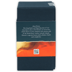 Firetree Thins Dark Vanuatu 72% box with torn paper about firetree design