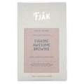 Fjåk Dark Awesome Brownie 60% Cake Series chocolate bar in speckled wrapper