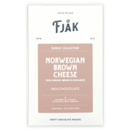 Fjåk Brown Cheese Milk Chocolate 45% Nordic Collection bar