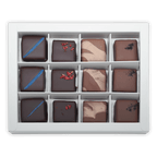 Fjåk chocolate coated mixed caramels 12 pcs box with unique truffles