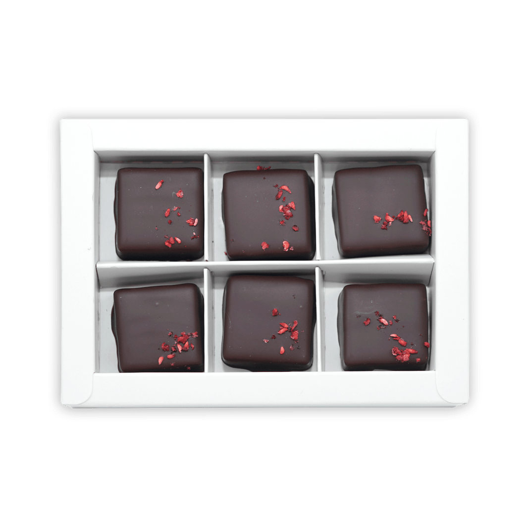 Fjåk Chocolate Coated Raspberry Caramels (6 pcs)