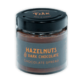 Fjåk hazelnut and dark chocolate spread in sleek glass jar
