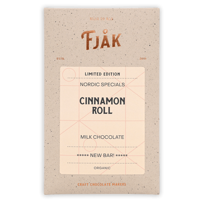 Fjåk Cinnamon Roll Milk Chocolate 45% (Limited Edition)