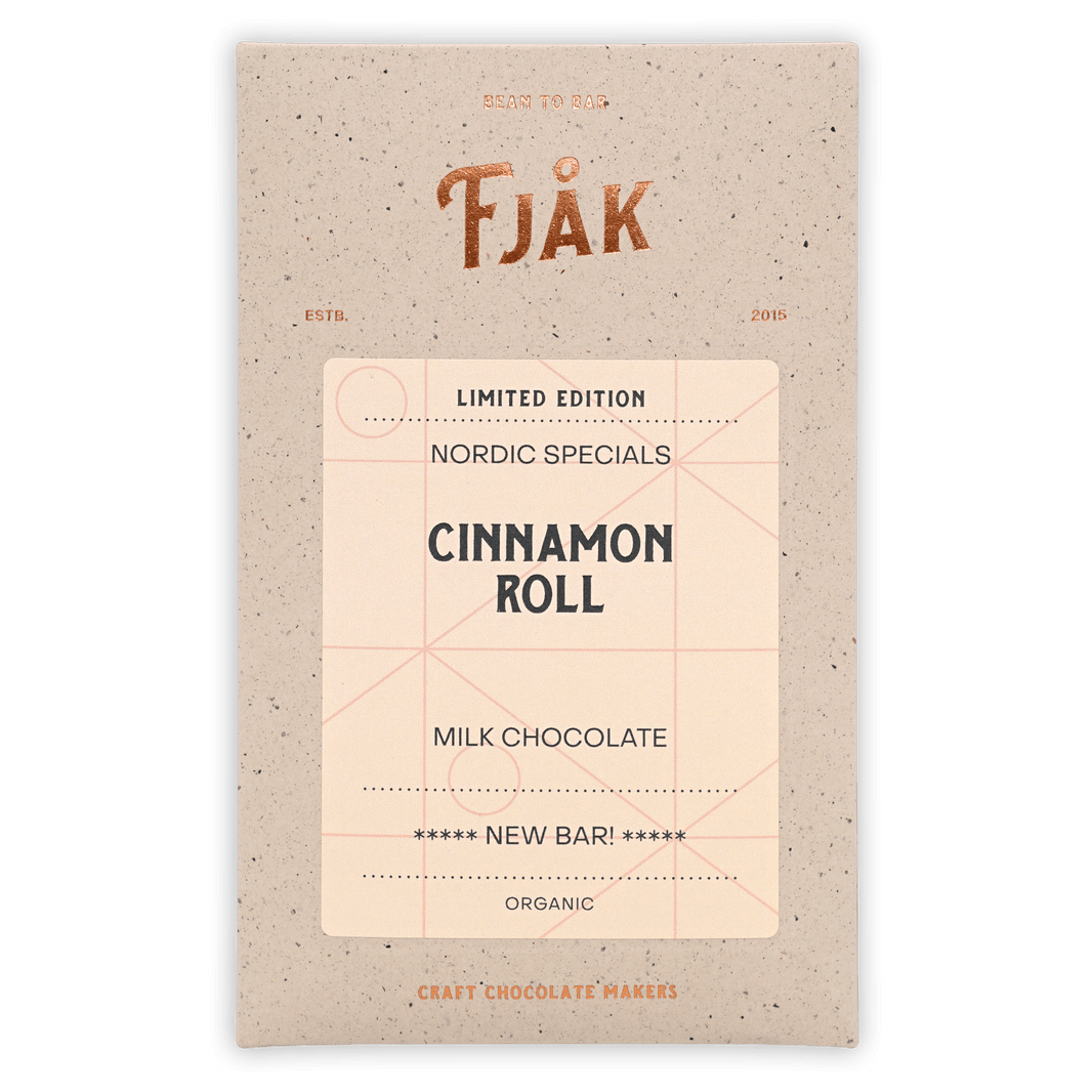 Fjåk Cinnamon Roll Milk Chocolate 45% (Limited Edition)