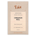 Fjåk Cinnamon Roll Milk Chocolate 45% limited edition wrapper