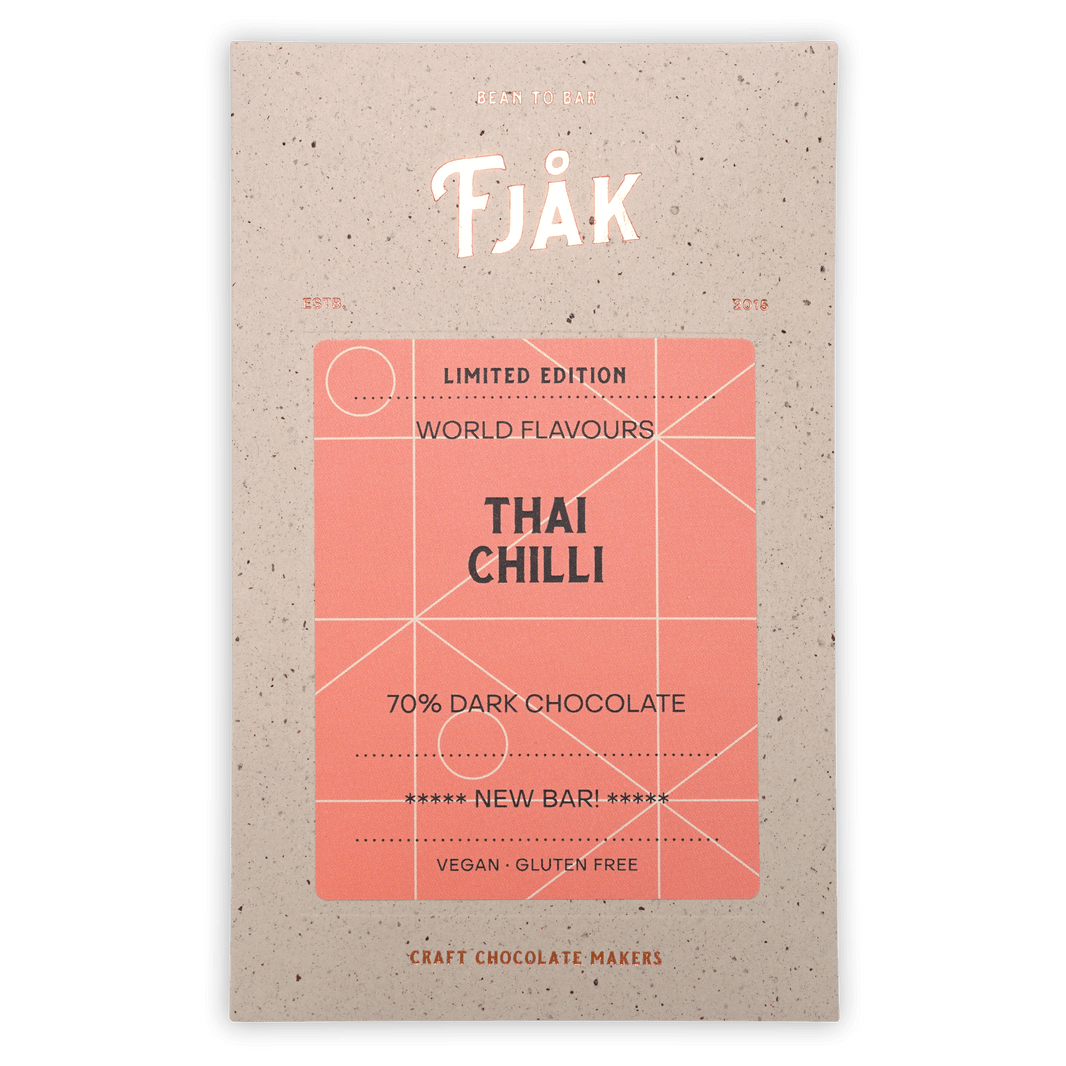 Fjåk Thai Chili Dark Chocolate 70% (Limited Edition)