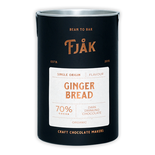 Fjåk Drinking Chocolate Dark Gingerbread 70% (Seasonal)