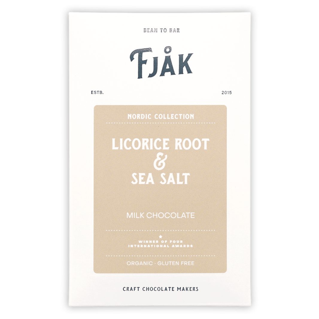 Fjåk Licorice Root Milk Chocolate 50% (Nordic Collection)