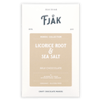 Fjåk Licorice Root and Sea Salt Milk Chocolate Bar, Nordic Collection