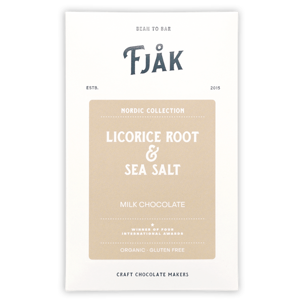 Fjåk Licorice Root Milk Chocolate 50% (Nordic Collection) – Bar