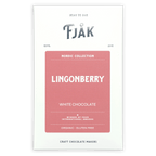 Fjåk White Lingonberry Chocolate Nordic Collection bar