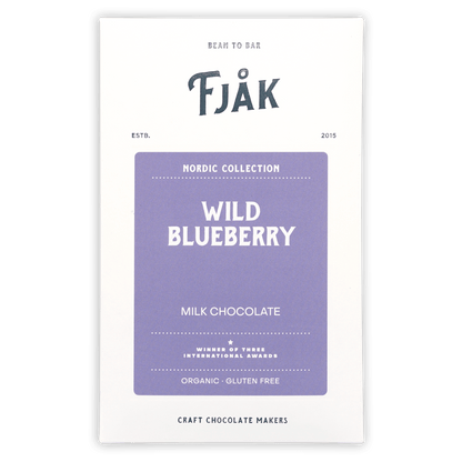 Fjåk Blueberry Milk Chocolate 50% (Nordic Collection)