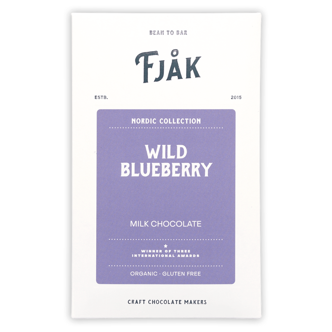 Fjåk Blueberry Milk Chocolate 50% (Nordic Collection)