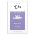 Fjåk wild blueberry milk chocolate bar, Nordic Collection package
