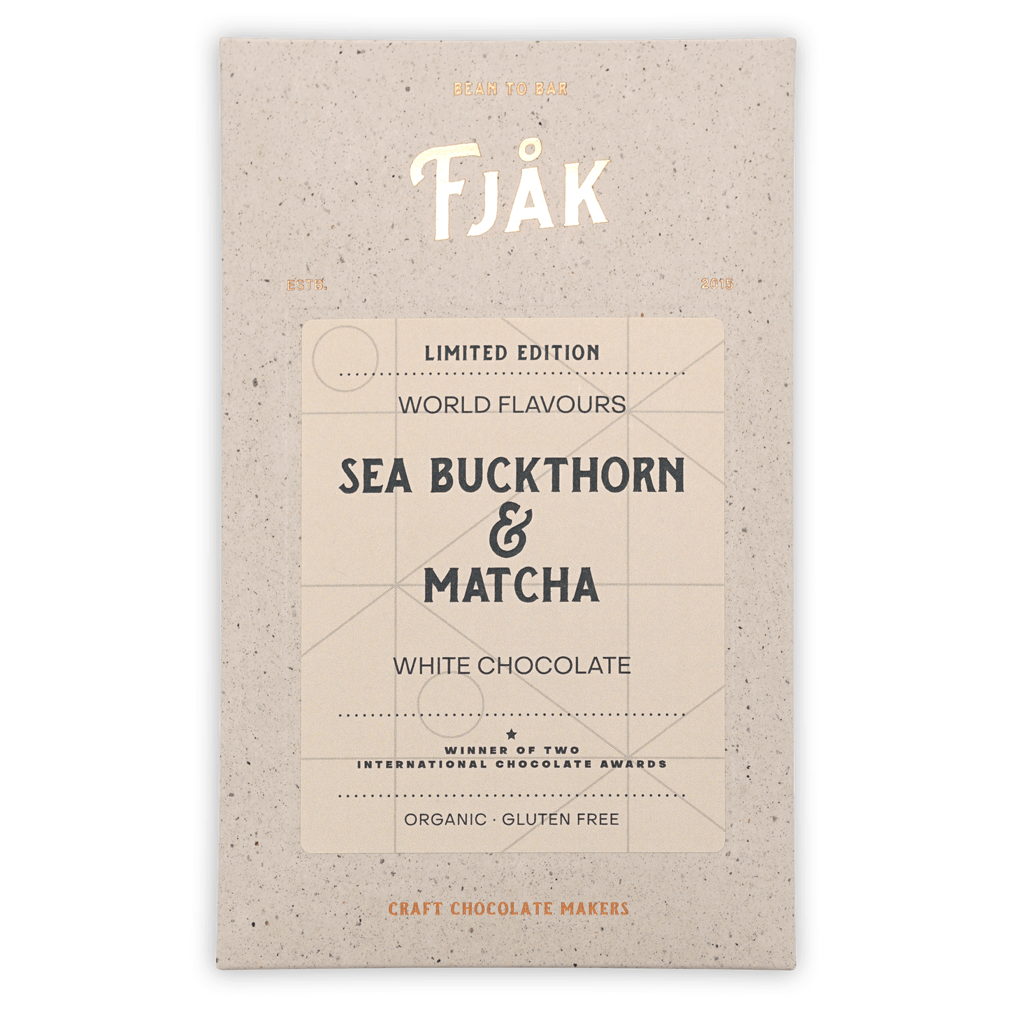 Fjåk Sea Buckthorn & Matcha White Chocolate (Limited Edition)